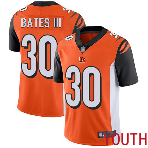 Cincinnati Bengals Limited Orange Youth Jessie Bates III Alternate Jersey NFL Footballl 30 Vapor Untouchable